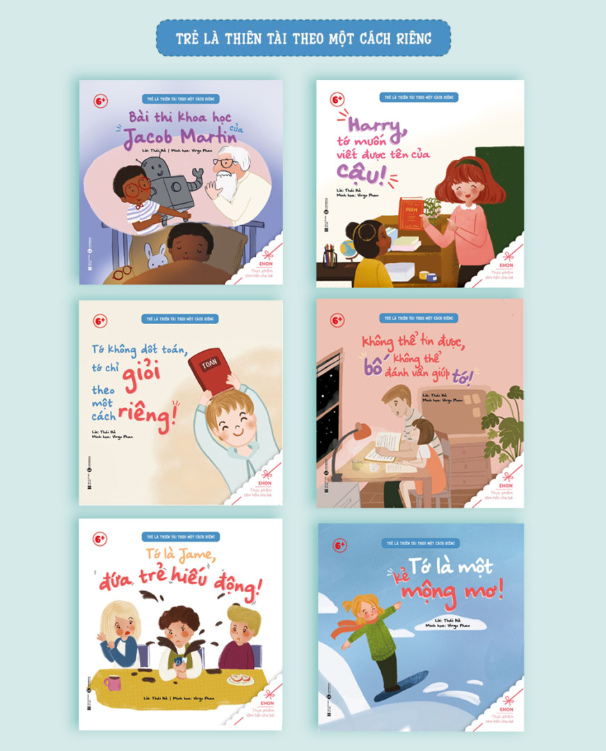 Bộ sách Trẻ là thiên tài theo một cách riêng