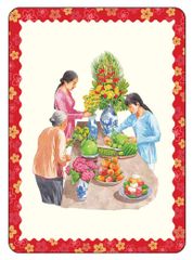 Bộ hộp thẻ Tết ba miền