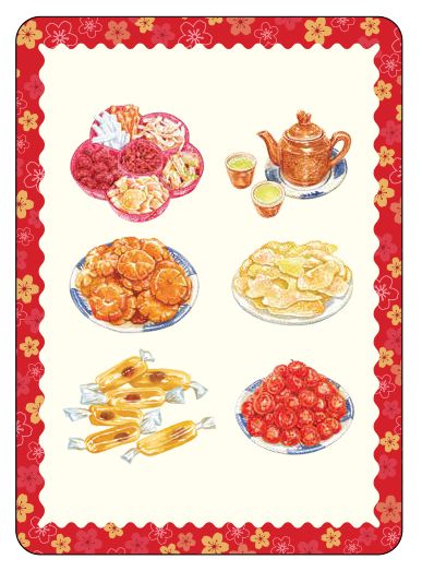 Bộ hộp thẻ Tết ba miền