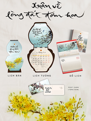Lịch thư pháp Làng Mai 2020 - “XUÂN VỀ LÒNG ĐẤT ĐƠM HOA”