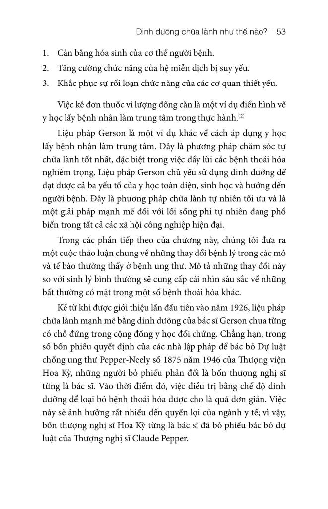 Liệu pháp Gerson: Chương trình dinh dưỡng dành cho bệnh nhân ung thư và các căn bệnh khác