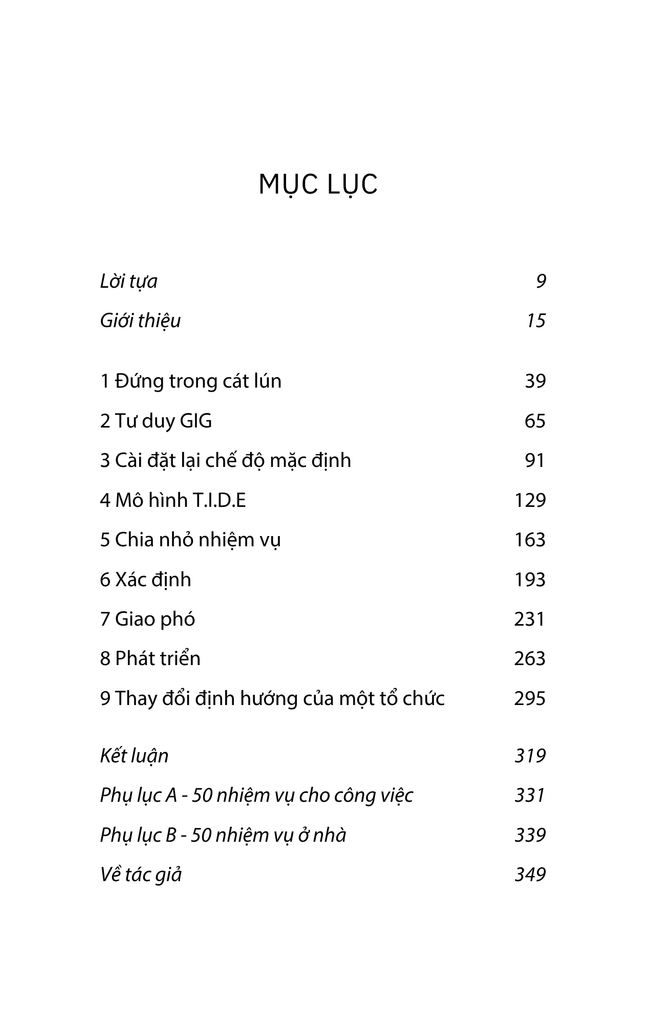 Tư duy GIG: Tối ưu thời gian, đột phá tương lai
