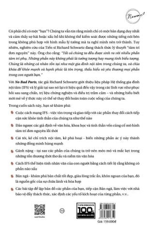 No bad parts: Không có phần nào xấu - Chữa lành sang chấn và phục hồi sự toàn vẹn với liệu pháp Hệ thống gia đình nội tâm