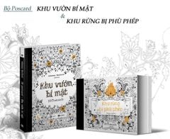 Postcard Khu vườn bí mật & Khu rừng bị phù phép