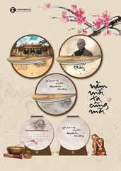 Bộ lịch thư pháp Làng Mai 2019