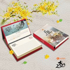 Lịch thư pháp Làng Mai 2020 - “XUÂN VỀ LÒNG ĐẤT ĐƠM HOA”