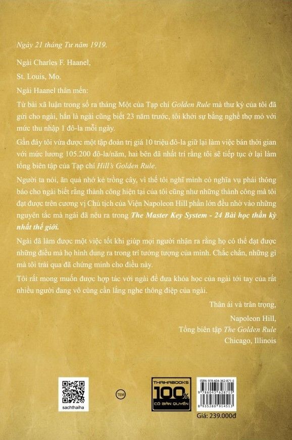 The master key system - 24 bài học thần kỳ nhất thế giới