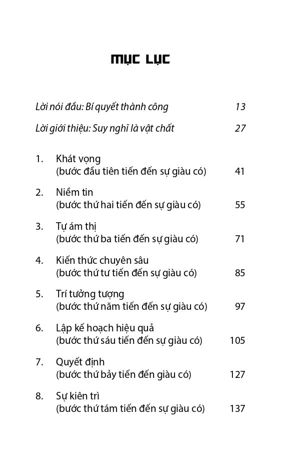 Bộ sách Think and Grow Rich - Làm chủ hệ thống tư duy thành công