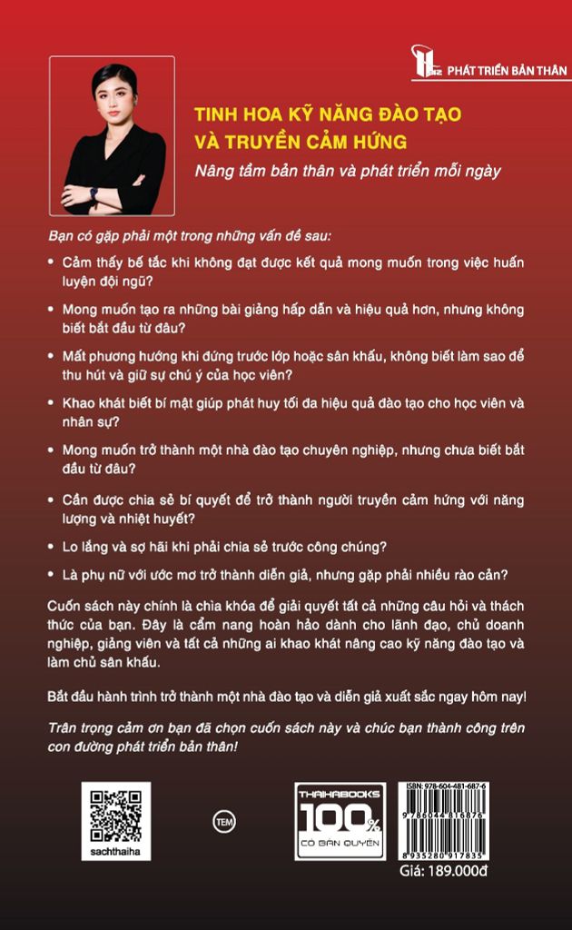 Tinh hoa kỹ năng đào tạo và truyền cảm hứng