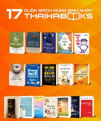 Bộ sách mừng sinh nhật Thái Hà Books 17 tuổi