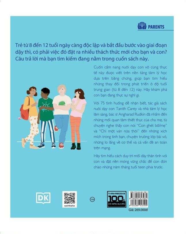 What’s my tween thinking? Tâm lý học trẻ em thực hành cho cha mẹ hiện đại có con tuổi từ 8 đến 12