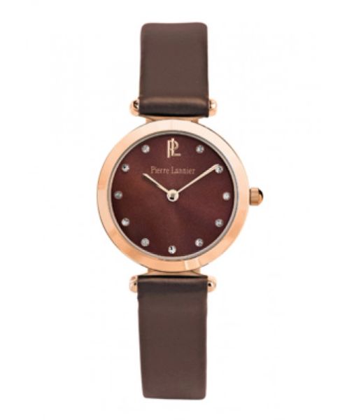 Đồng Hồ Analog Nữ Mặt Đính Đá Dây Da 26mm