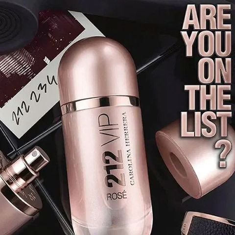 Nước Hoa Nữ Carolina Herrera 212 VIP Rose Eau De Parfum ( 30ML - 50ML )