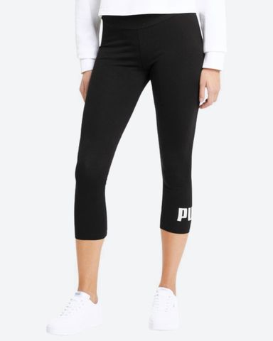 Quần Legging Lifestyle Nữ Ess 3/4 Logo