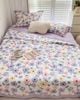 16F4CTO - Bộ Drap & Chăn Chần 100% Cotton 160X200 (4 Món)