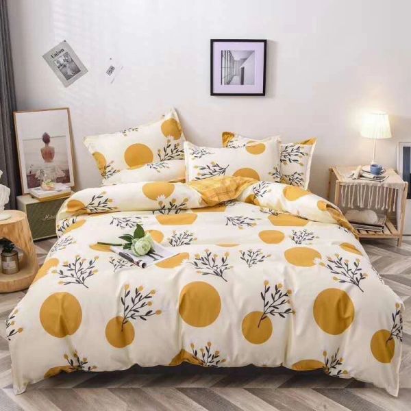 Bộ Drap & Vỏ Chăn Microtex 160X200Cm (5 Món) VSL145