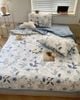 18F4CTO - Bộ Drap & Chăn Chần 100% Cotton 180X200 (4 Món)