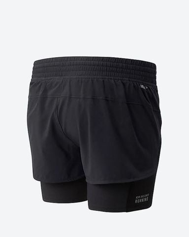 Quần Short Nữ Impact Run 2 In 1 Black