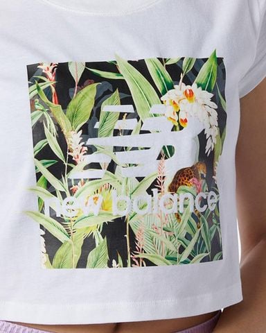 Áo Crop Top Nữ Jersey Tropical