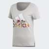 Áo Thun Nữ Heather Bos Flower Grey - DV2996