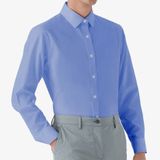 Áo sơ mi công sở cotton chống nhăn tay dài - 201-03-Essential