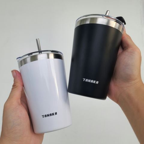 Ly giữ nhiệt kèm ống hút Tanaka 450ml