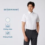 Áo sơ mi công sở Premium cotton chống nhăn, kháng khuẩn tay ngắn - 301-01
