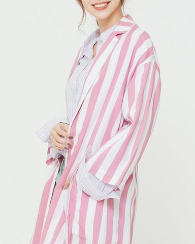 Áo Khoác Nữ Dáng Dài Stan Up Connect