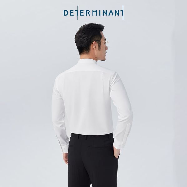Áo sơ mi cổ tàu Premium cotton chống nhăn, kháng khuẩn tay dài - 302-01
