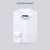 Áo sơ mi cổ tàu Premium cotton chống nhăn, kháng khuẩn tay dài - 302-01