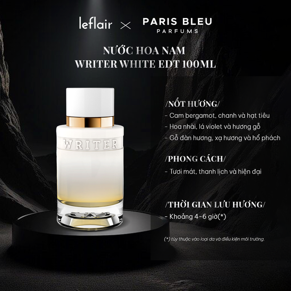 Nước Hoa Nam Writer White EDT 100ml