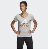 Áo Thun Nữ Heather Bos Flower Grey - DV2996