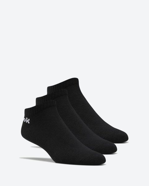 Vớ Tập Luyện Unisex Reebok Act Core Low Cut Sock 3P (BLACK, L)
