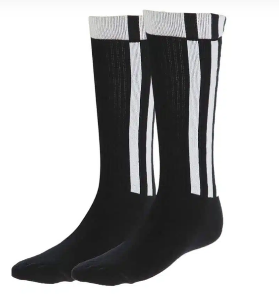 Vớ Thể Thao Unisex 3S Đen Sọc