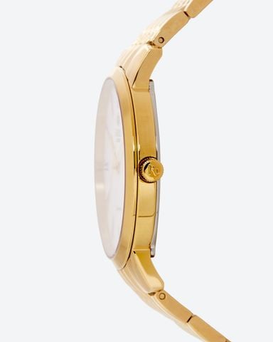 Đồng Hồ Nam Sapphire Mặt Stripe Gold 38mm