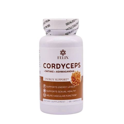 Viên uống Felix Cordyceps đông trùng hạ thảo hỗ trợ bồi cơ thể (Hộp 30 viên)