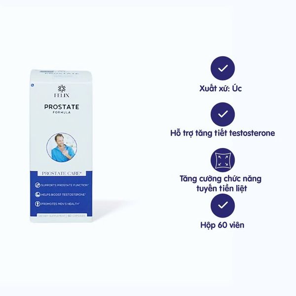 Viên uống Felix Hỗ Trợ, Giảm U Sơ Tiền Liệt Tuyến Prostate Fromula (60 viên)