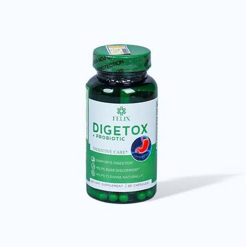Viên uống Felix Digetox Probiotic hỗ trợ tiêu hóa (Hộp 60 viên)