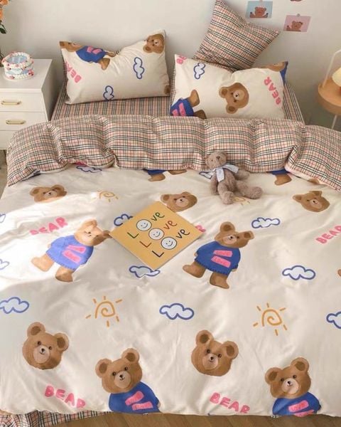 Bộ Drap Bọc Mow Preppy 160X200X30Cm