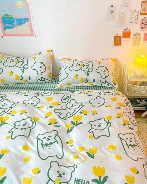 Bộ Drap Bọc Mow Preppy 160X200X30Cm