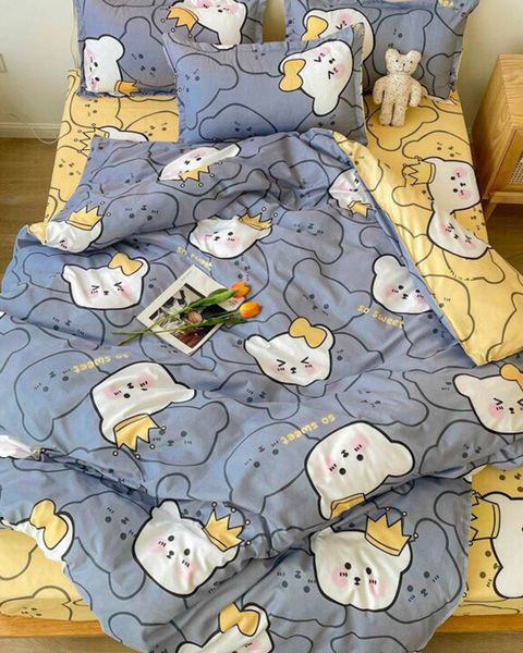 Bộ Drap Bọc Mow Preppy 160X200X30Cm