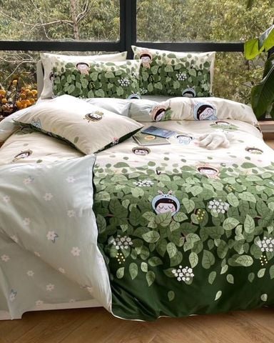 Bộ Drap & Chăn Chần Cotton 180X200 (5 Món) 2011