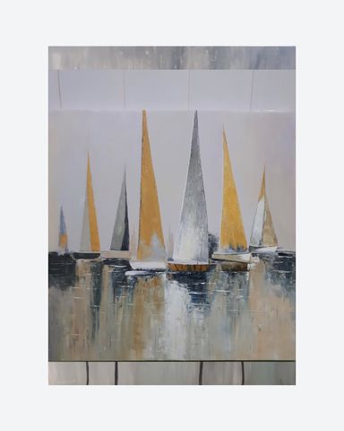 Tranh Sơn Dầu Vẽ Thủ Công Đường Cảnh 86B69-029 (60*90Cm)