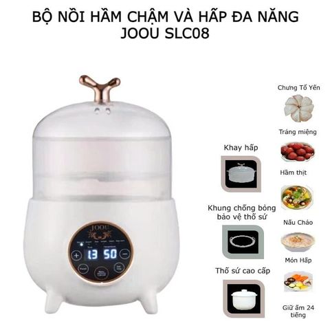 Nồi Nấu Chậm 2 Tầng Đa Năng Joou SLC08