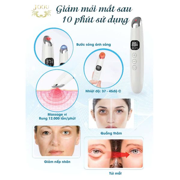 Máy Massage Chống Lão Hóa Mắt JOOU XE-19 giảm bọng mắt, nếp nhăn, quầng thâm mắt
