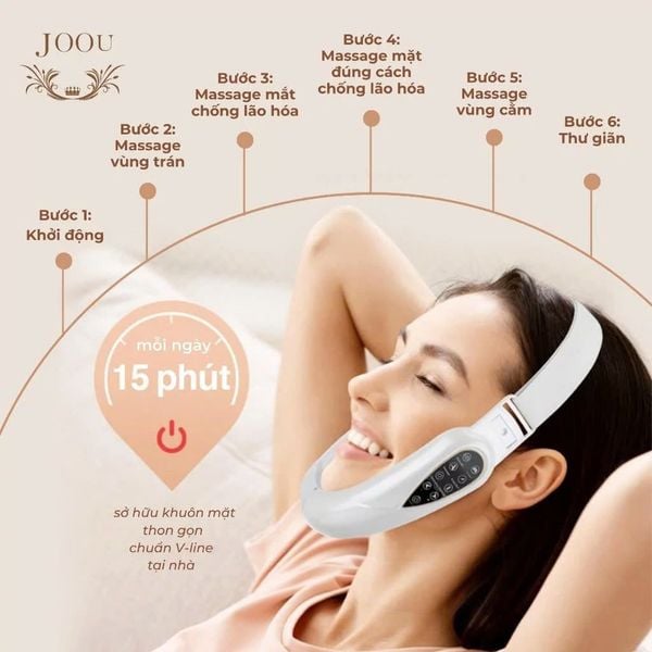 Máy Massage nâng cơ, xóa nọng cằm, tạo hình V-line Joou 106A98