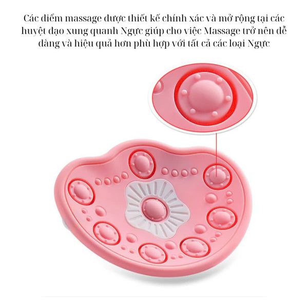 Máy Massage Nở Ngực JOOU DS-8802 Tia Hồng Ngoại, chườm ấm