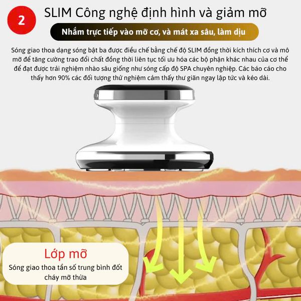 Thiết bị giảm béo Cao Cấp Ánh sáng Màu RF, EMS Joou ES1201