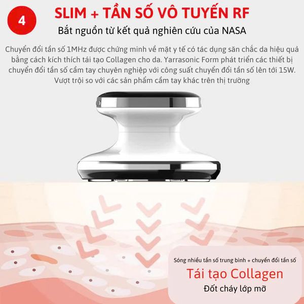 Thiết bị giảm béo Cao Cấp Ánh sáng Màu RF, EMS Joou ES1201