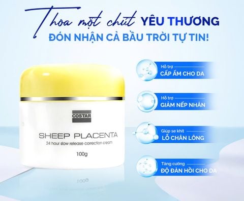 Kem Dưỡng Da Nhau Thai Cừu Costar Sheep Placenta Creme 100gr